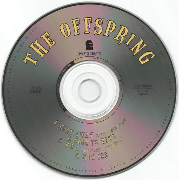 The Offspring : Gone Away (CD, EP, Single)