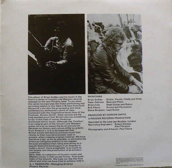 Brian Golbey : Virginia Waters (LP, Album)