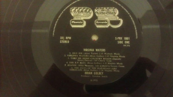 Brian Golbey : Virginia Waters (LP, Album)