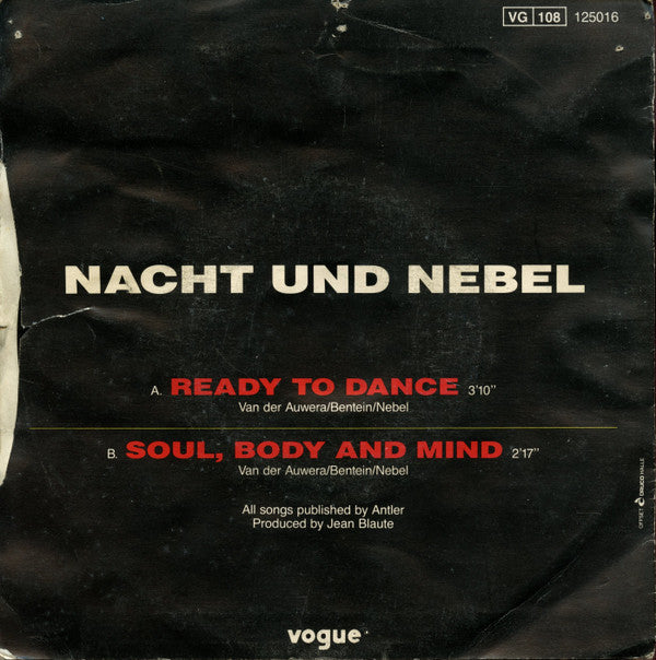 Nacht Und Nebel : Ready To Dance (7", Single)