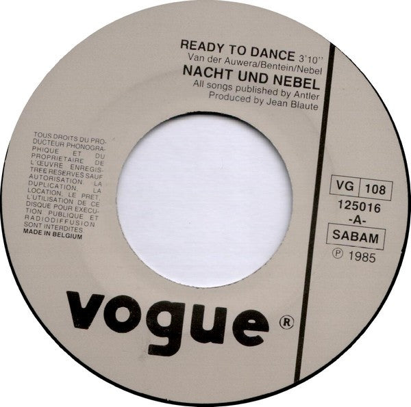 Nacht Und Nebel : Ready To Dance (7", Single)