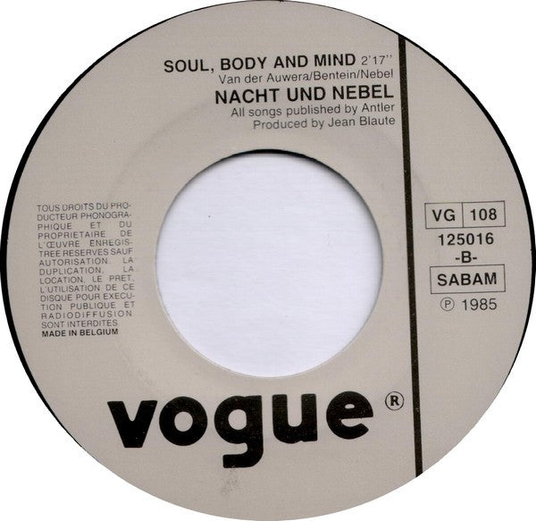 Nacht Und Nebel : Ready To Dance (7", Single)
