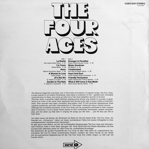 The Four Aces : The Four Aces (LP)