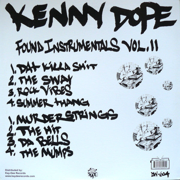 Kenny "Dope" Gonzalez : Found Instrumentals Vol. II (12")