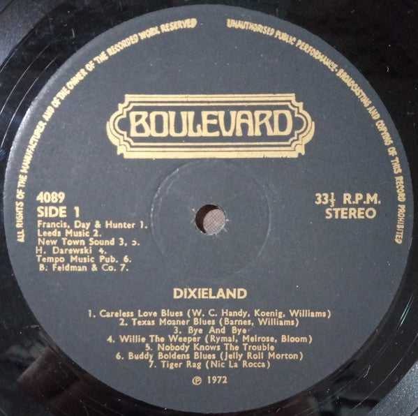 Brian Green's Dixie Kings : Dixieland (LP)