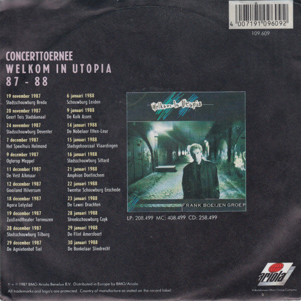 Frank Boeijen Groep : Winter In Hamburg (7", Single)