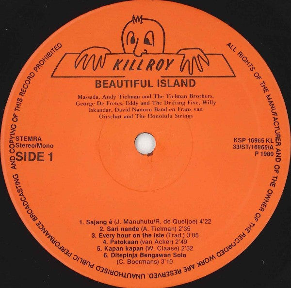 Various : Beautiful Island (LP, Album)