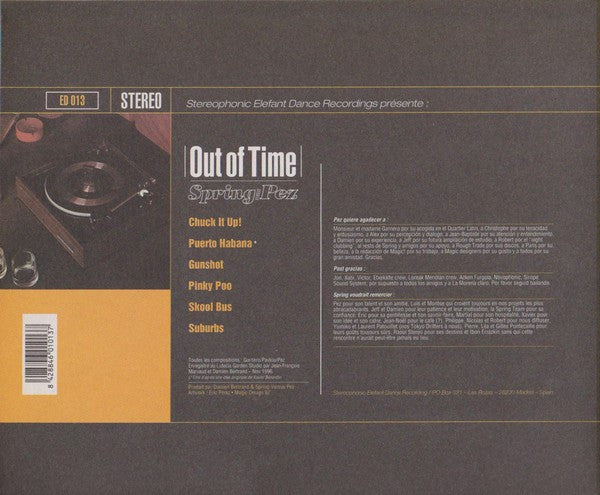 Spring Versus Pez : Out Of Time (10", MiniAlbum, Whi)