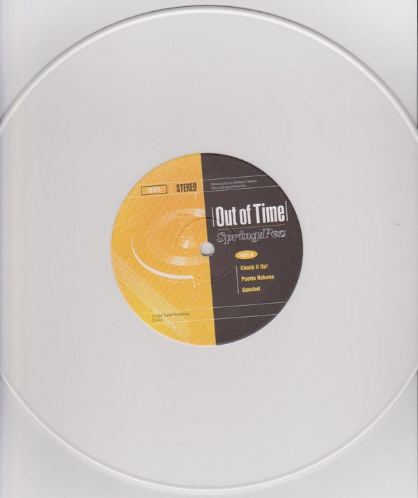 Spring Versus Pez : Out Of Time (10", MiniAlbum, Whi)