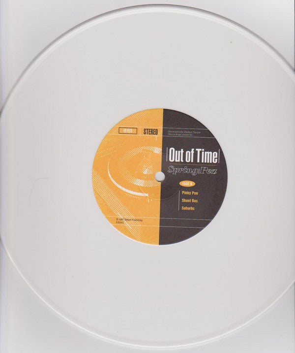 Spring Versus Pez : Out Of Time (10", MiniAlbum, Whi)