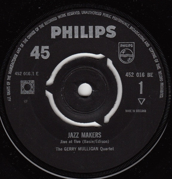 Gerry Mulligan : Jazz Makers (7", EP)