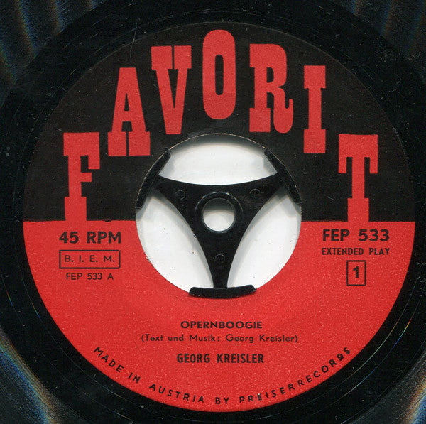 Georg Kreisler : Opernboogie (7", EP)
