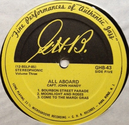 Cap'N John Handy : All Aboard (Volume Three) (LP, Album)