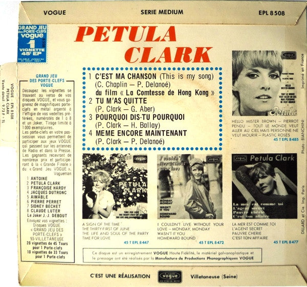 Petula Clark : C'est Ma Chanson (7", EP)