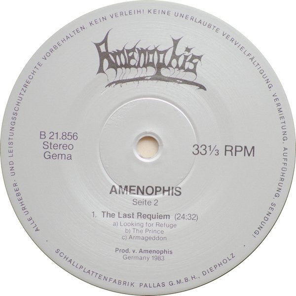 Amenophis : Amenophis (LP, Album)