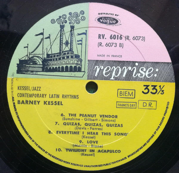 Barney Kessel : Contemporary Latin Rhythms (LP)