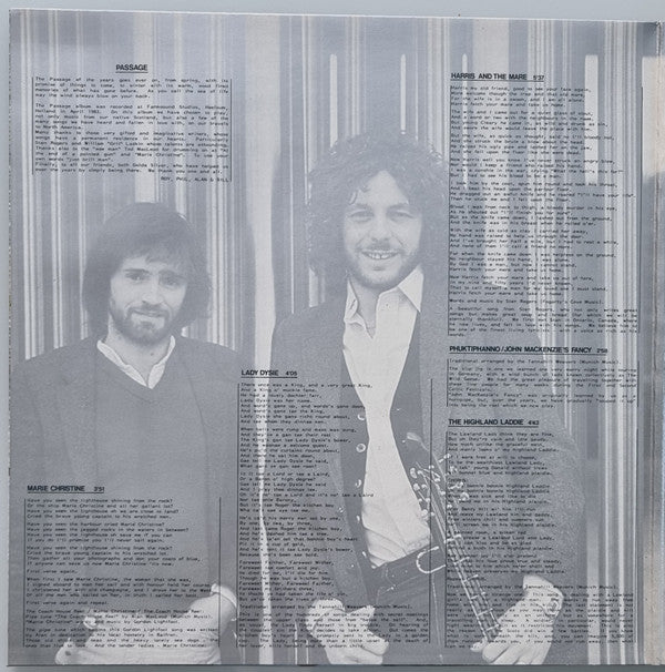 The Tannahill Weavers : Passage (LP, Album, Gat)