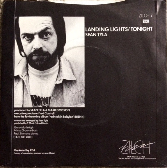 Sean Tyla & English Electric (3) : Landing Lights (7", Single)