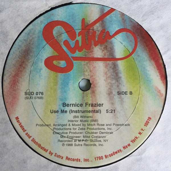 Bernice Frazier : Use Me (12", Single)