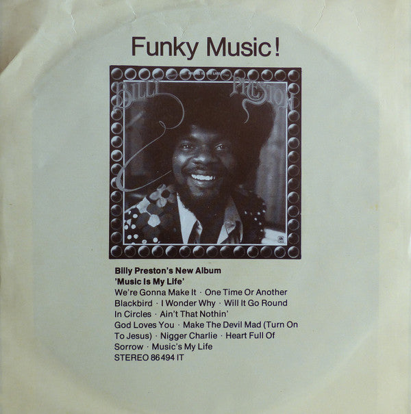 Billy Preston : Will It Go Round In Circles (7", Single)