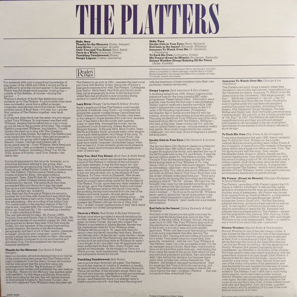 The Platters : The Platters (LP, Comp)