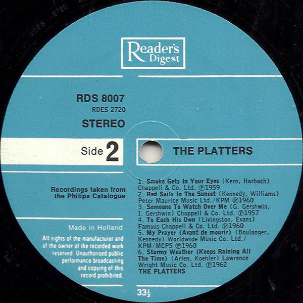 The Platters : The Platters (LP, Comp)