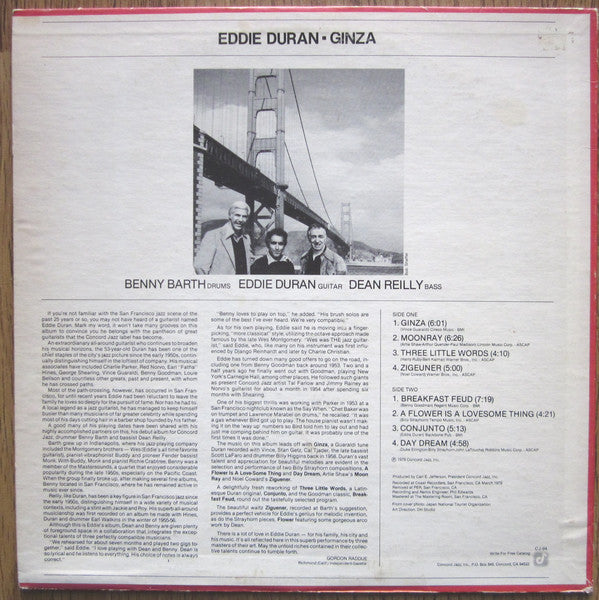 Eddie Duran : Ginza (LP, Album)