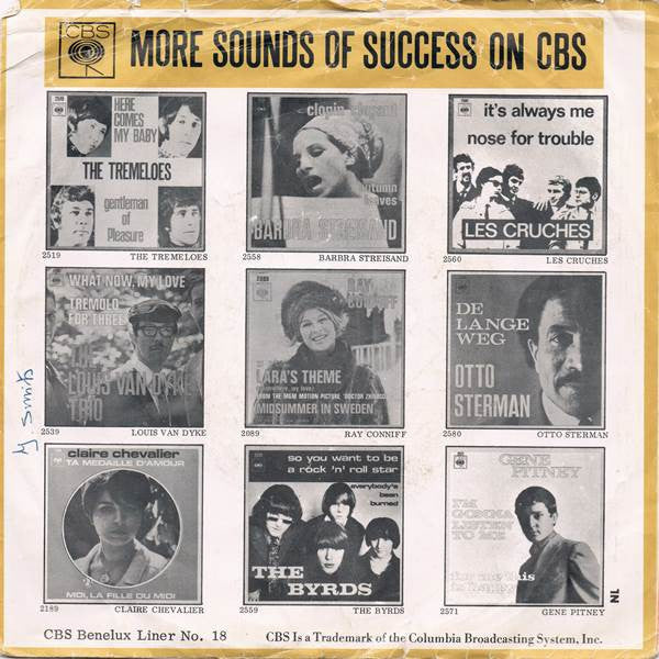 The Tremeloes : Silence Is Golden (7", Single)