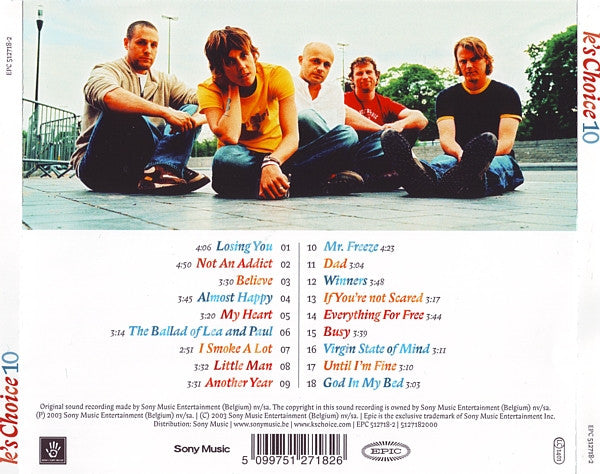 K's Choice : 10 (1993 > 2003, Ten Years Of) (CD, Comp)