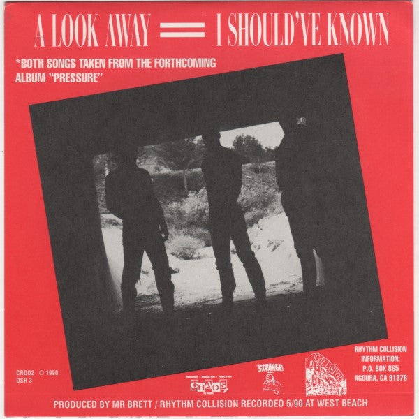 Rhythm Collision : A Look Away / I Should've Known (7", Single, Red)