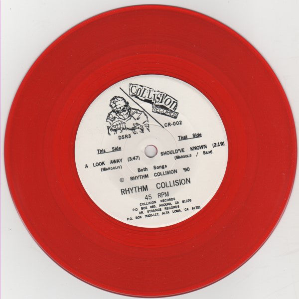Rhythm Collision : A Look Away / I Should've Known (7", Single, Red)