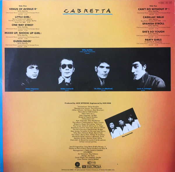 Mink DeVille : Cabretta (LP, Album, Ora)