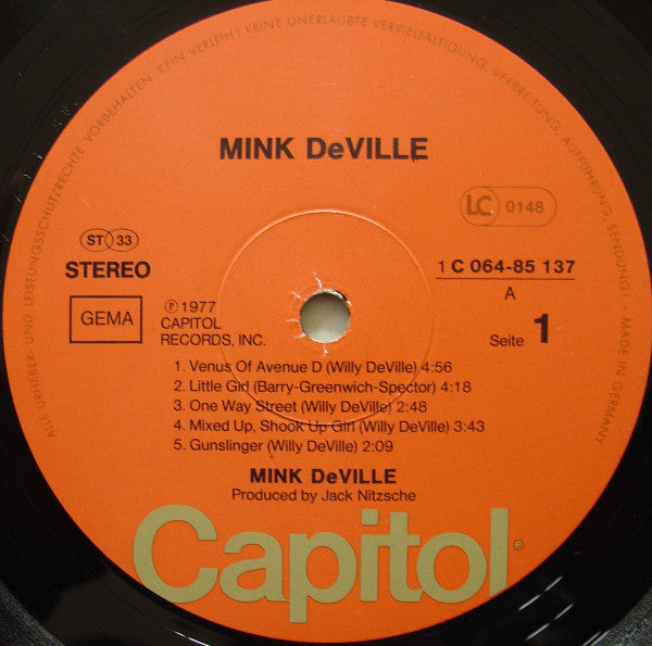 Mink DeVille : Cabretta (LP, Album, Ora)