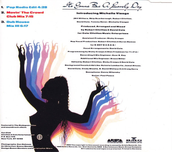 The S.O.U.L. S.Y.S.T.E.M. Introducing Michelle Visage : It's Gonna Be A Lovely Day (CD, Maxi)