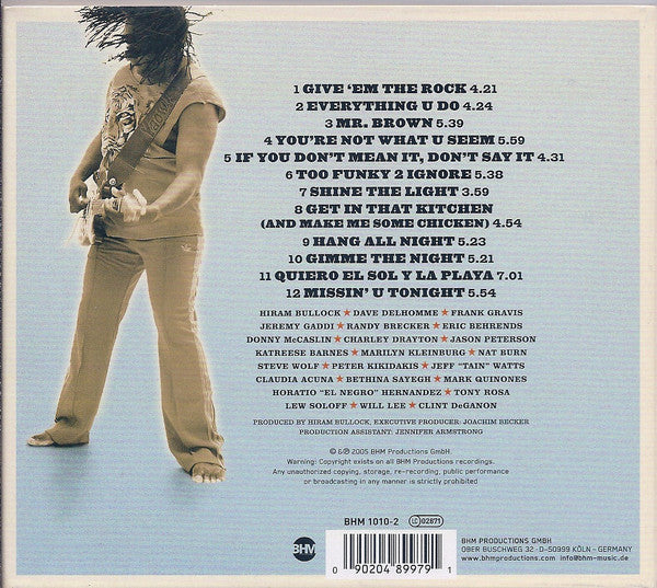 Hiram Bullock : Too Funky 2 Ignore (CD, Album)