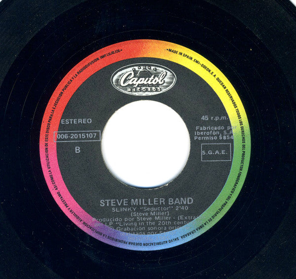 Steve Miller Band : I Want To Make The World Turn Around (7", Single)