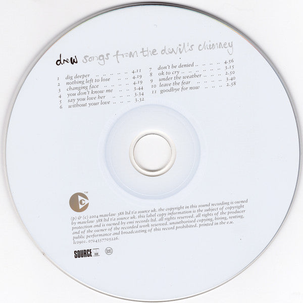 Drew Kennett : Songs From The Devil's Chimney (CD, Album, Copy Prot.)