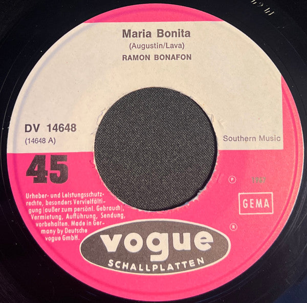 Ramon Bonafon : Maria Bonita (7", Single)