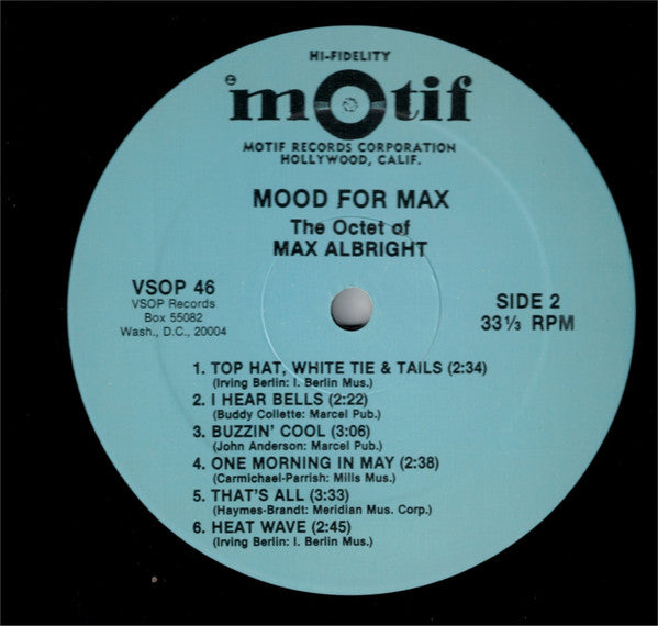Max Albright : Mood For Max (LP, Album, RE)