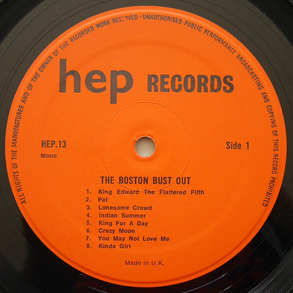 Nat Pierce, Charlie Mariano, Serge Chaloff, Teddi King : Boston Bust Out (LP, Comp, Mono)