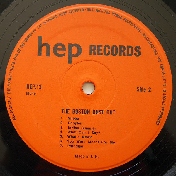 Nat Pierce, Charlie Mariano, Serge Chaloff, Teddi King : Boston Bust Out (LP, Comp, Mono)