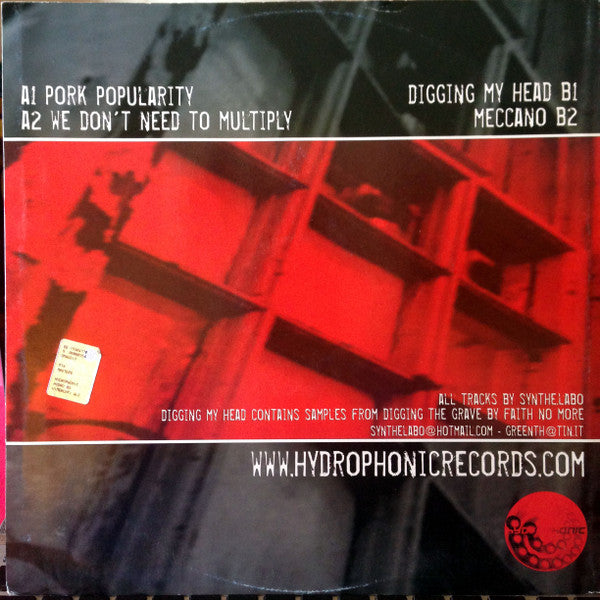 Synthe.labo : Masters Of Legalized Confusion (12")