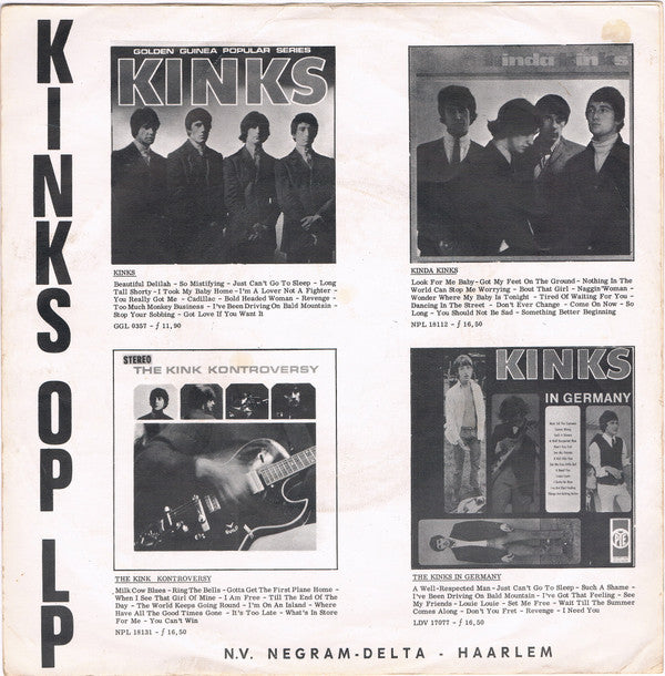 The Kinks : Sunny Afternoon (7", Single)