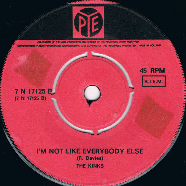 The Kinks : Sunny Afternoon (7", Single)