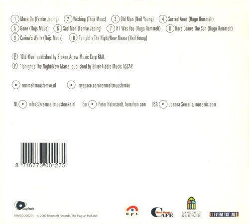 Remmelt, Muus & Femke : Evensong (CD, Album)