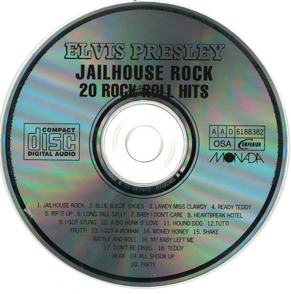 Elvis Presley : Jailhouse Rock  (20 Rock & Roll Hits) (CD, Comp)