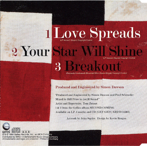 The Stone Roses : Love Spreads (CD, Single)