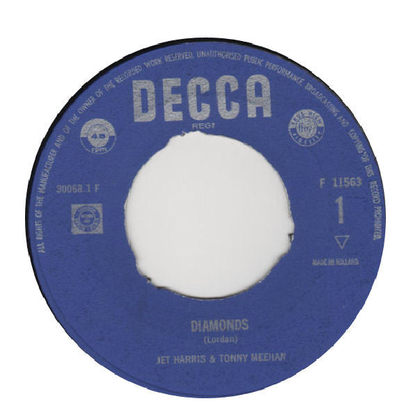 Jet Harris And Tony Meehan : Diamonds (7", Single)