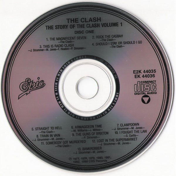 The Clash : The Story Of The Clash Volume 1 (2xCD, Comp, RP)