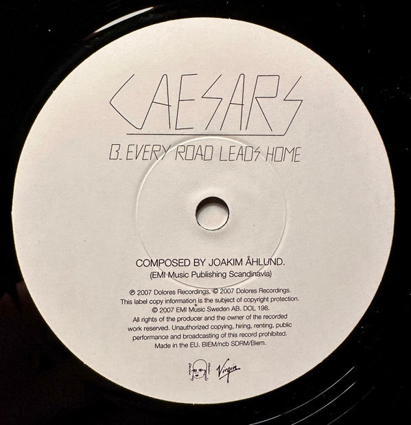 Caesars : No Tomorrow (7", Single)
